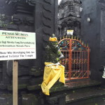 The etiquette of Balinese temples