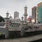 Principal mosque in the heart of Kuala Lumpur
