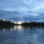 Sunset on the river, Kuching wetlands