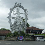 Tribute to Krishna at a road intersection, Bali