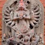 Durga in stone, Patan