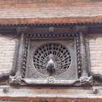 Traditional peacock window