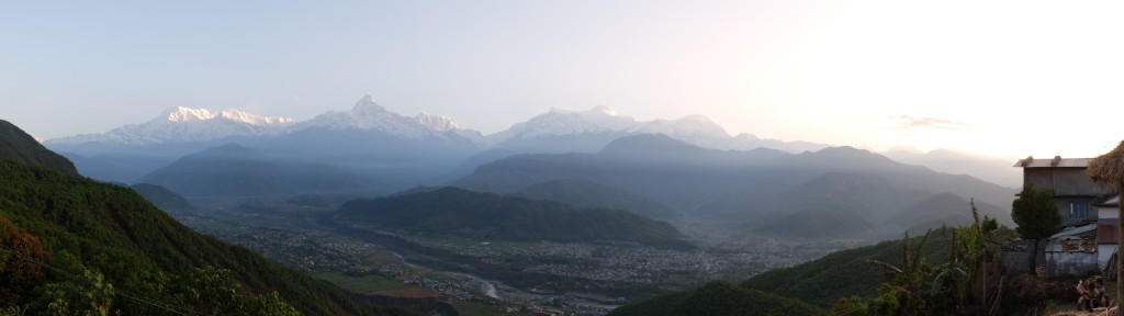 Sunrise at Himalayas, Sarangkot Hill