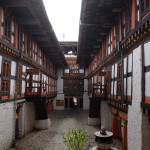 Half-timbered interior, Jakar dzong