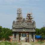 Cambodia's monastery under construction, Lumbini