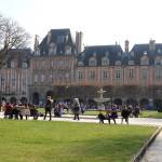 Sunning in the Place des Vosges