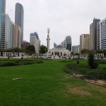 Green space in central Abu Dhabi