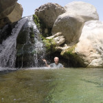Waterfall and pool, Wadi Bani Khalid