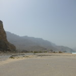Shoreline and cliffs, Musandam Peninsula, Oman