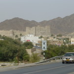 Approaching Bahla fort and palace