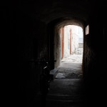 Ground floor passages of Jewish Quarter, Trebic