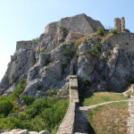 Off-limits ruins of Devin