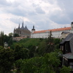 Kutna Hora with three-domed Cathedral of St. Barbara