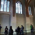 Names of Holocaust dead inscribed at Pinchas Synagogue, Prague