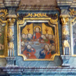 Last Supper, above the center door of iconostasis, Bodruzal