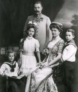 Franz Ferdinand and family