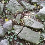 Gravestone fragments collected by Maxim, Lviv