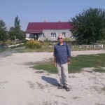 Standing at the site of the old shtetl, Bilohorodka