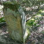Woman's headstone and pedestal, Lubin