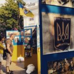 Display honoring Ukrainian soldiers, Odessa