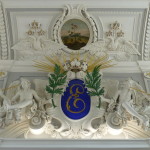 Catherine's (Ekaterina's) crest, Great Hall, Kadriorg