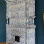 Original heater in Delft china tile, Kadriorg