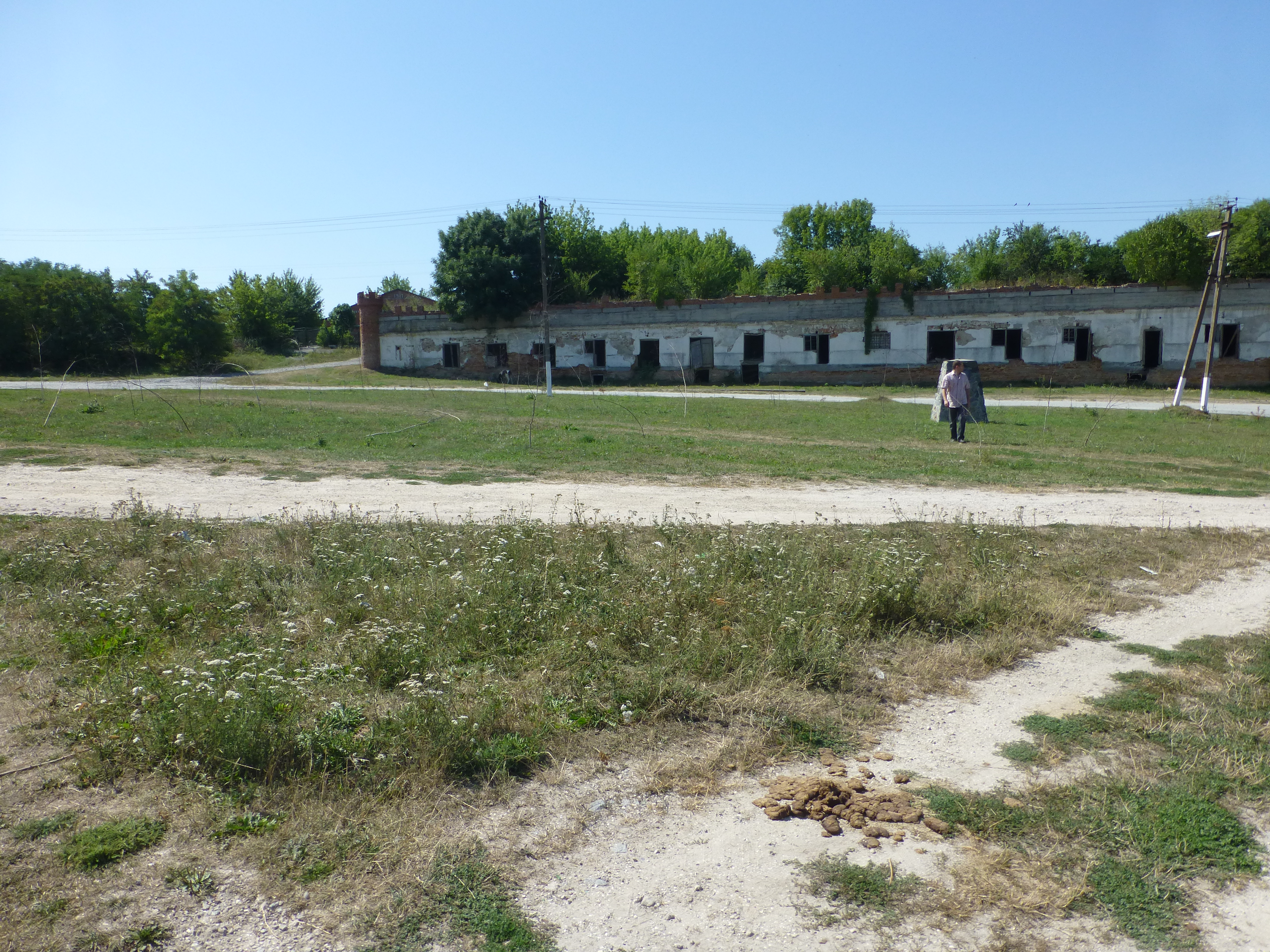 The shtetl site and old marketplace building, Lubin