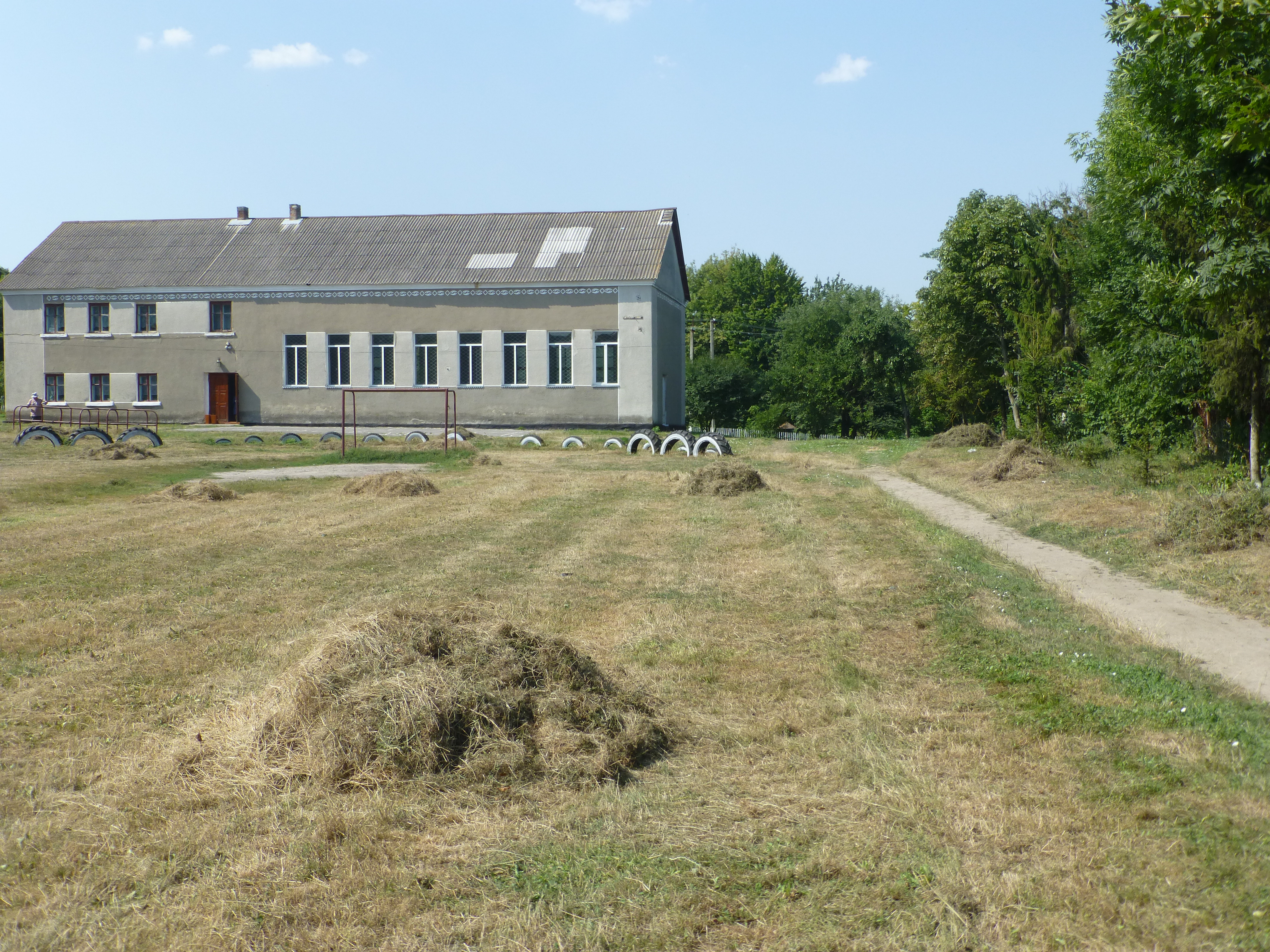 Site of former synagogue and Jewish school, Bilohordka